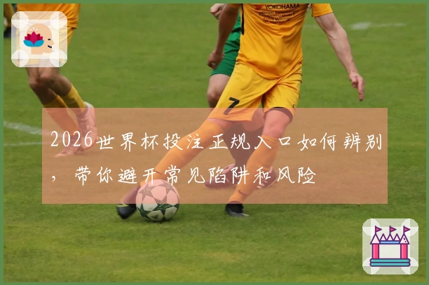 2026世界杯投注正规入口如何辨别，带你避开常见陷阱和风险