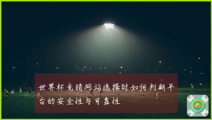 世界杯竞猜网站选择时如何判断平台的安全性与可靠性